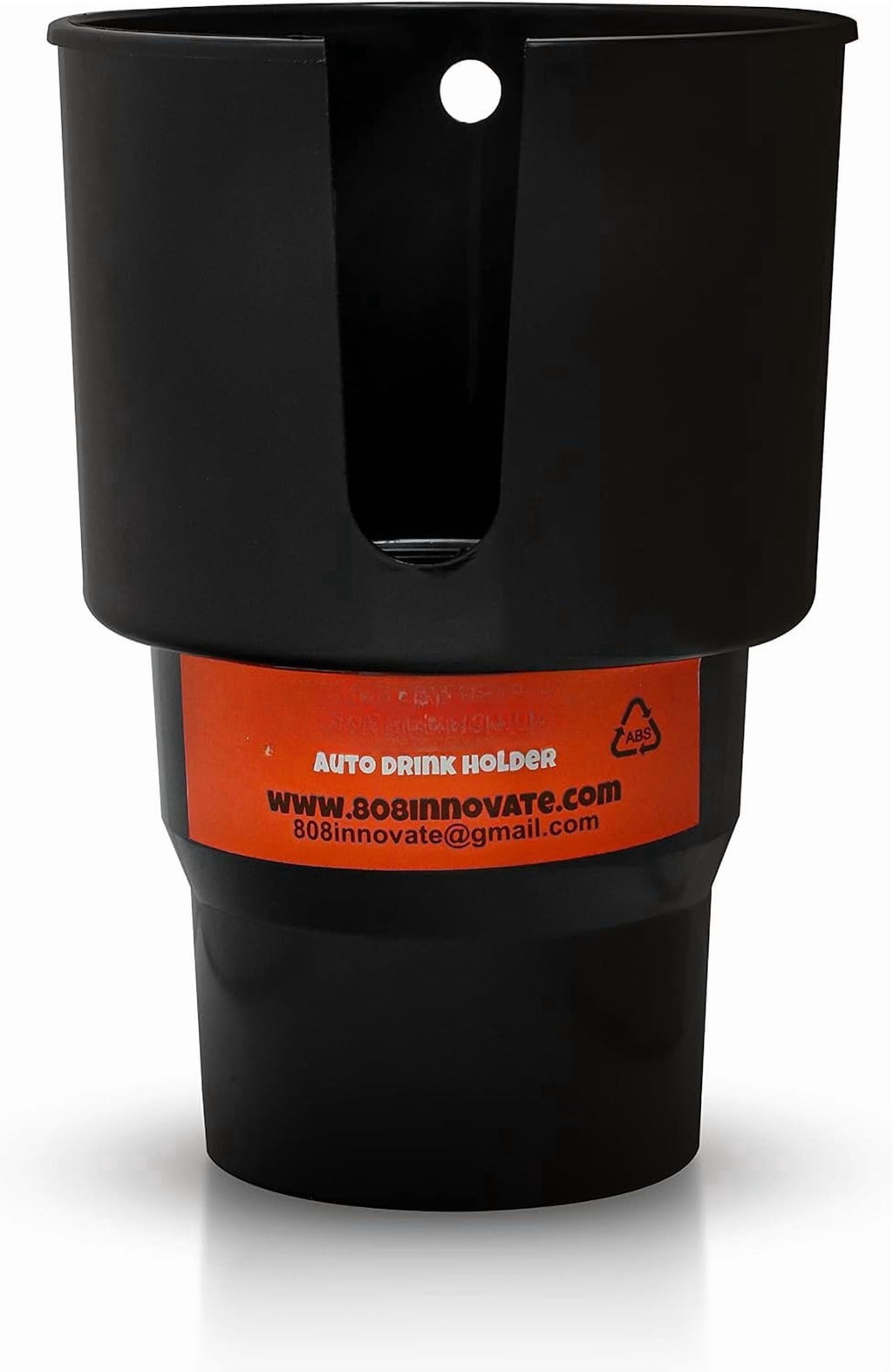 Cup Holder Expander - Fits Hydro Flasks 32/40 oz, Nalgene,  &amp; Large Bottles up to 3.8  Wide - for  up to 3.2  Wide - Black KH80