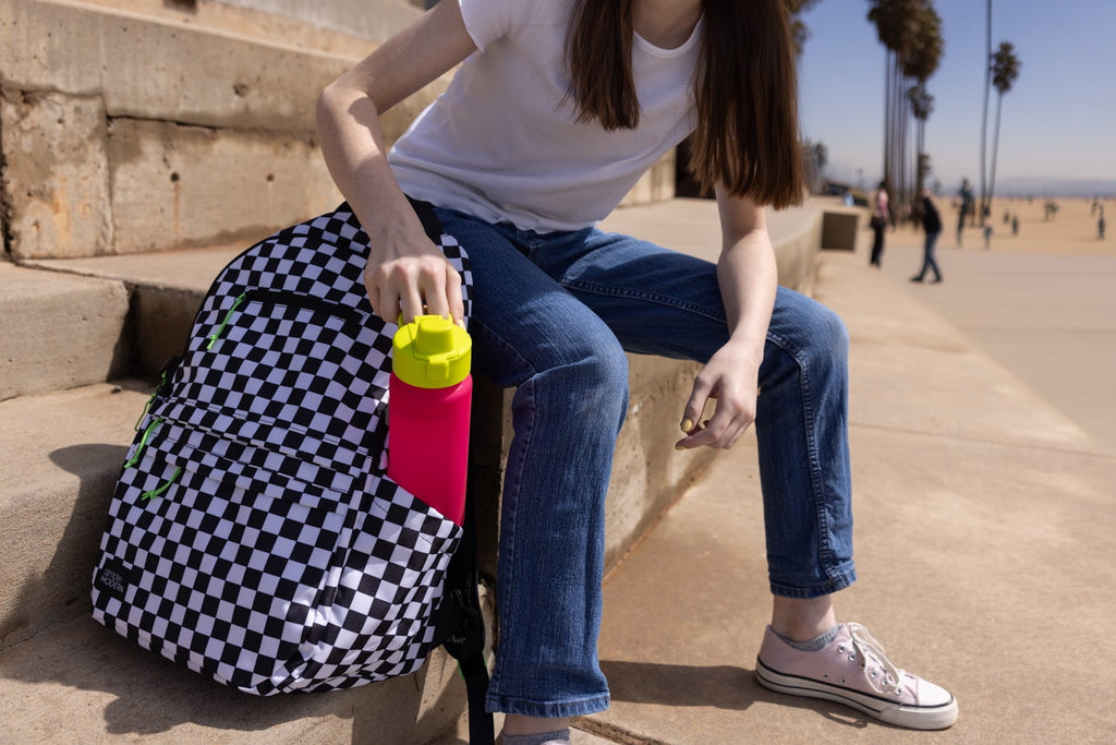 Simple Modern 22 fl oz Reusable Tritan Summit Water Bottle with Silicone Straw Lid|Raspberry Chartreuse MRVK