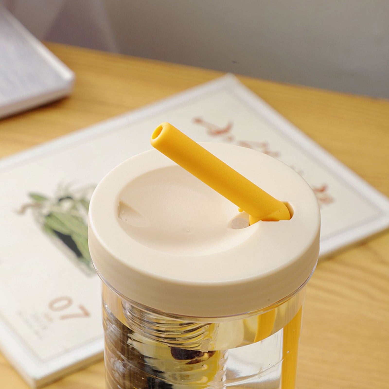 AURIGATE Simple Modern Plastic Tumbler with Lid and Straw Reusable BPA Free Iced Coffee Cups Double Wall Smoothie Cup Gifts for Women Men Him Her Classic Collection A5CI