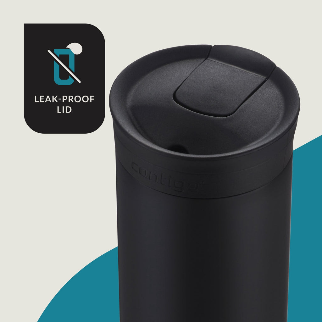 Contigo 16 oz. Huron 2.0 SnapSeal Stainless Steel Travel Mug - Licorice P75L