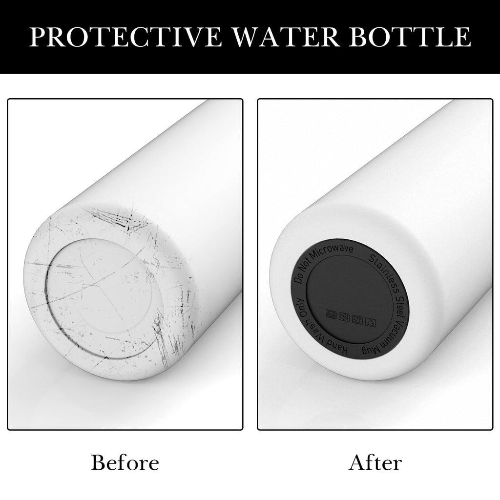 Linkidea 6 Pack Water Bottle Bottom Pad Compatible with CamelBak eddy+ Steel Bottle 20/25oz, Chute Mag Bottle, Silicone Anti-Slip Waterbottle Base Silencer Rubber Protector 81LB