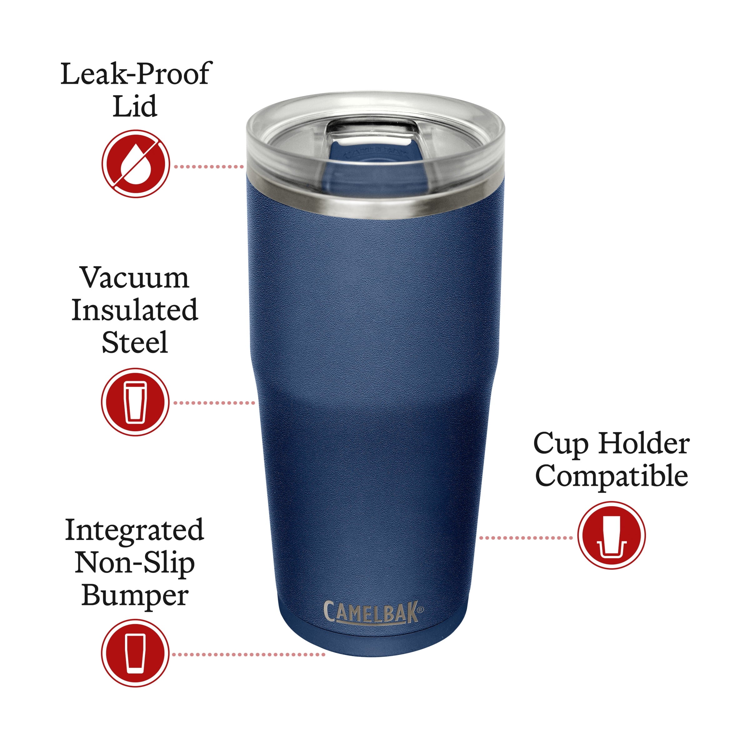 CamelBak Thrive™ Insulated Stainless Steel Tumbler, 20 oz, Navy 9268