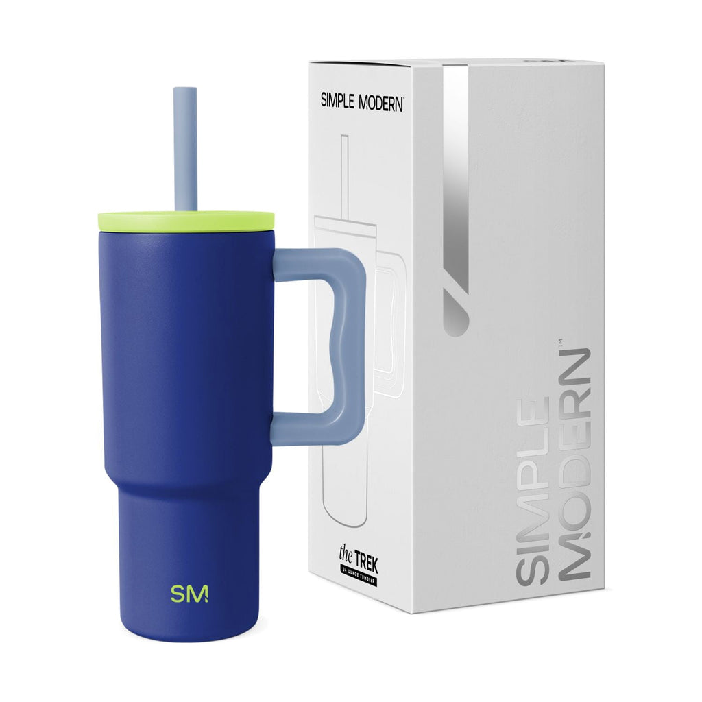 Simple Modern 24oz Trek Tumbler with handle and Silicone Straw Lid | Asteroid D763