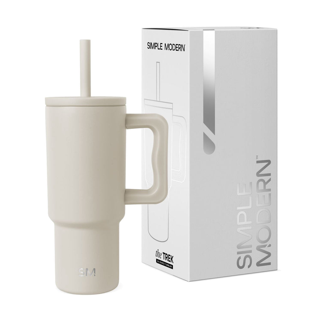 Simple Modern 24oz Trek Tumbler with handle and Silicone Straw Lid | Asteroid D763