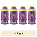 (4 pack) Contigo Kids Water Bottle with Redesigned AUTOSPOUT Straw, 14 oz, Grape Forest Haven 6GXT