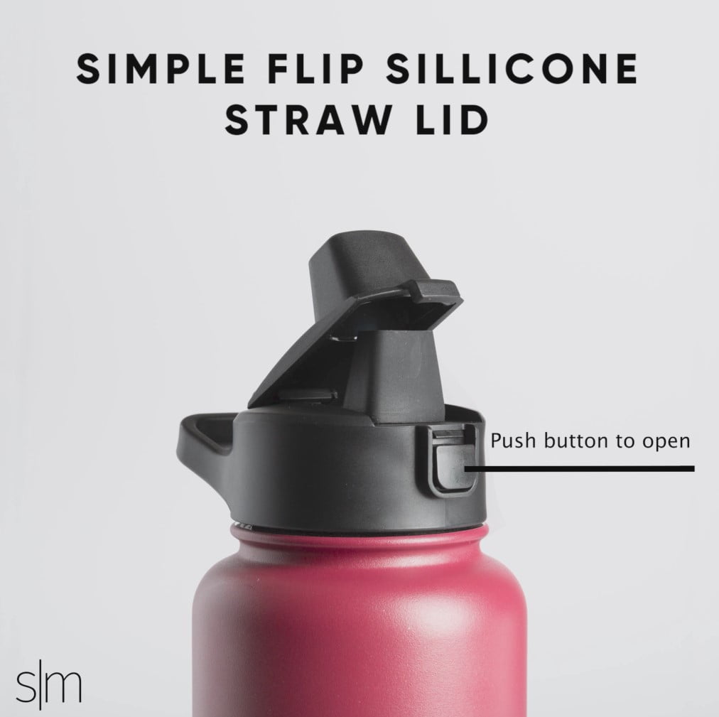Simple Modern 64 Fluid Ounces Plastic Summit Water Bottle with Straw Lid - Malibu UEW9