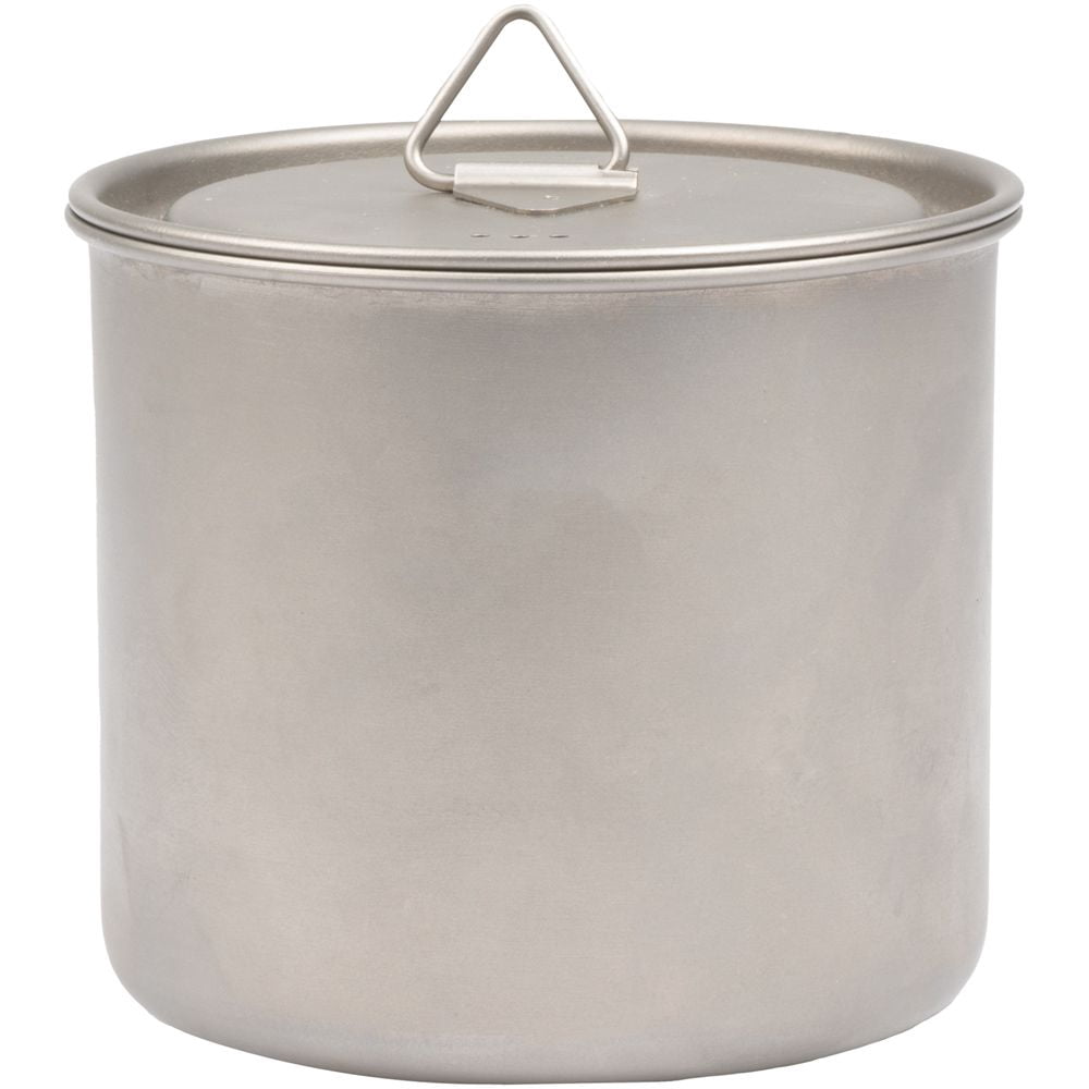 Olicamp Titanium Space Saver Mug with Lid, Nests Nalgene Bottle Inside, Lightweight and Compact, Perfect for Camping and Backpacking, 550mL E56P