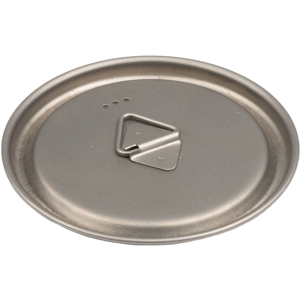 Olicamp Titanium Space Saver Mug with Lid, Nests Nalgene Bottle Inside, Lightweight and Compact, Perfect for Camping and Backpacking, 550mL E56P