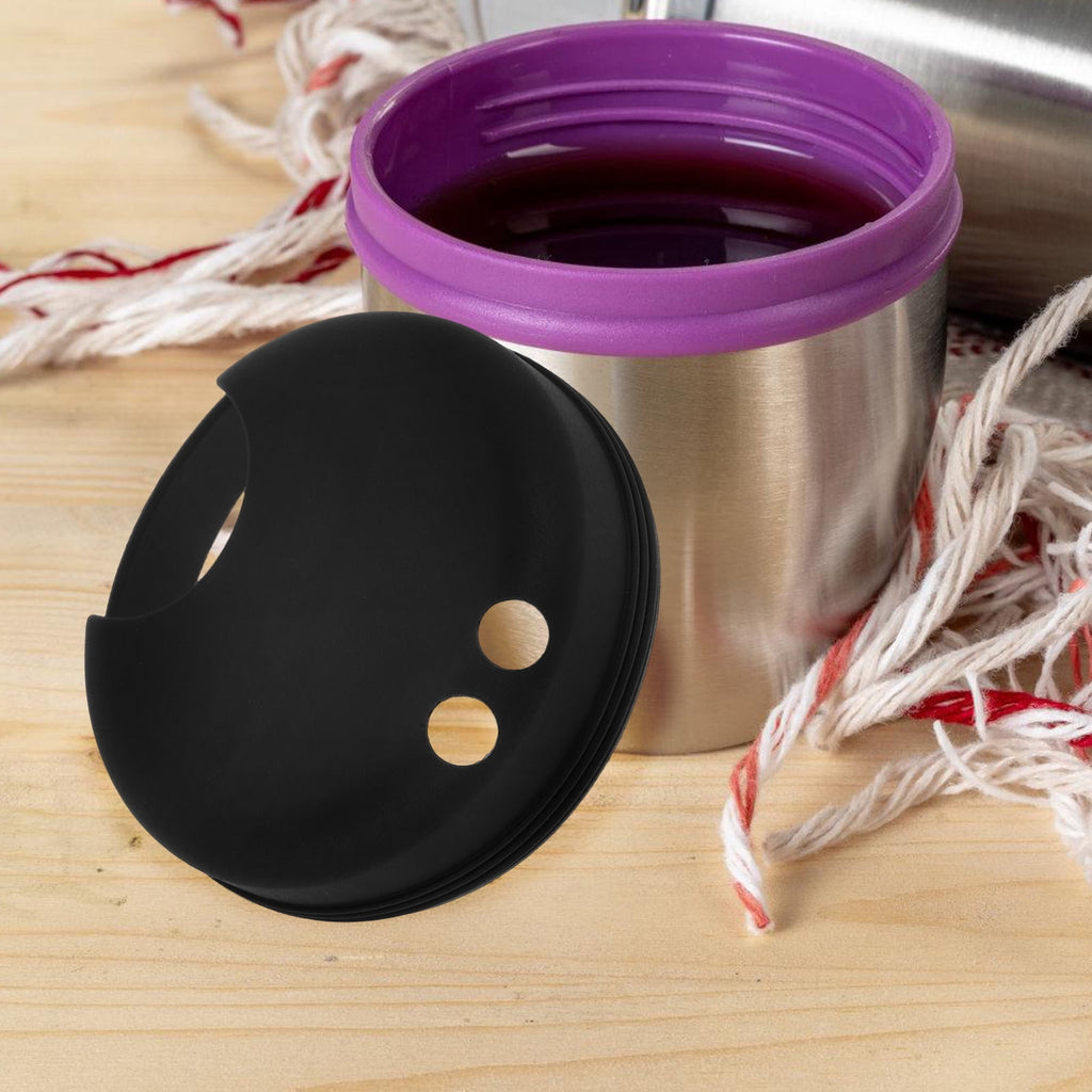 Worgeous 2pcs Splash Guarding Lid For Wide Mouth Bottle  Water Cup Anti-spill Intended Accessory Water Cup Lid Spill-proof Cap For Water Cup Compatible For Nalgene Easy Sipper AVJO