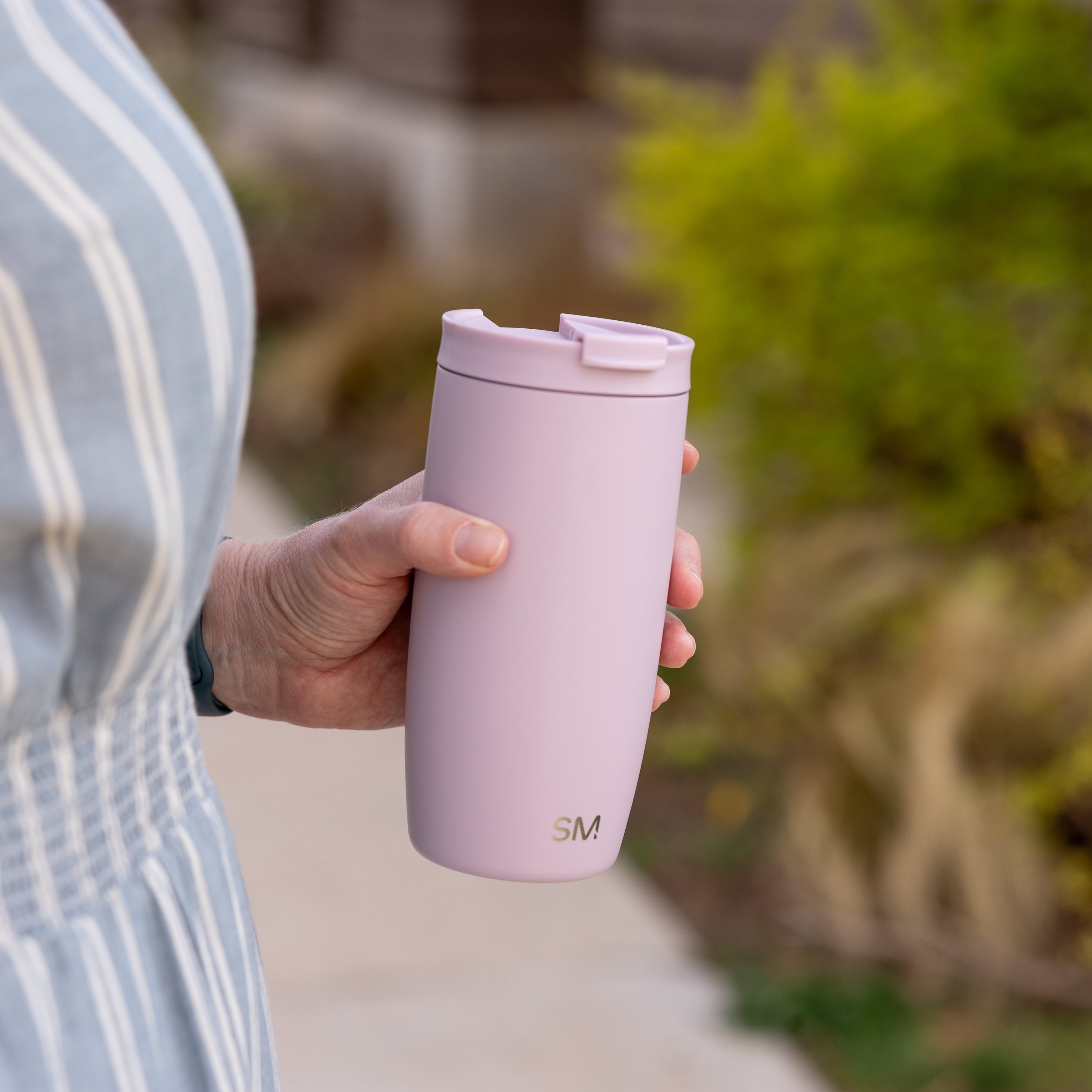 Simple Modern 16 fl oz Insulated Stainless Steel Voyager Coffee Tumbler with Insulated Flip Lid 25DT
