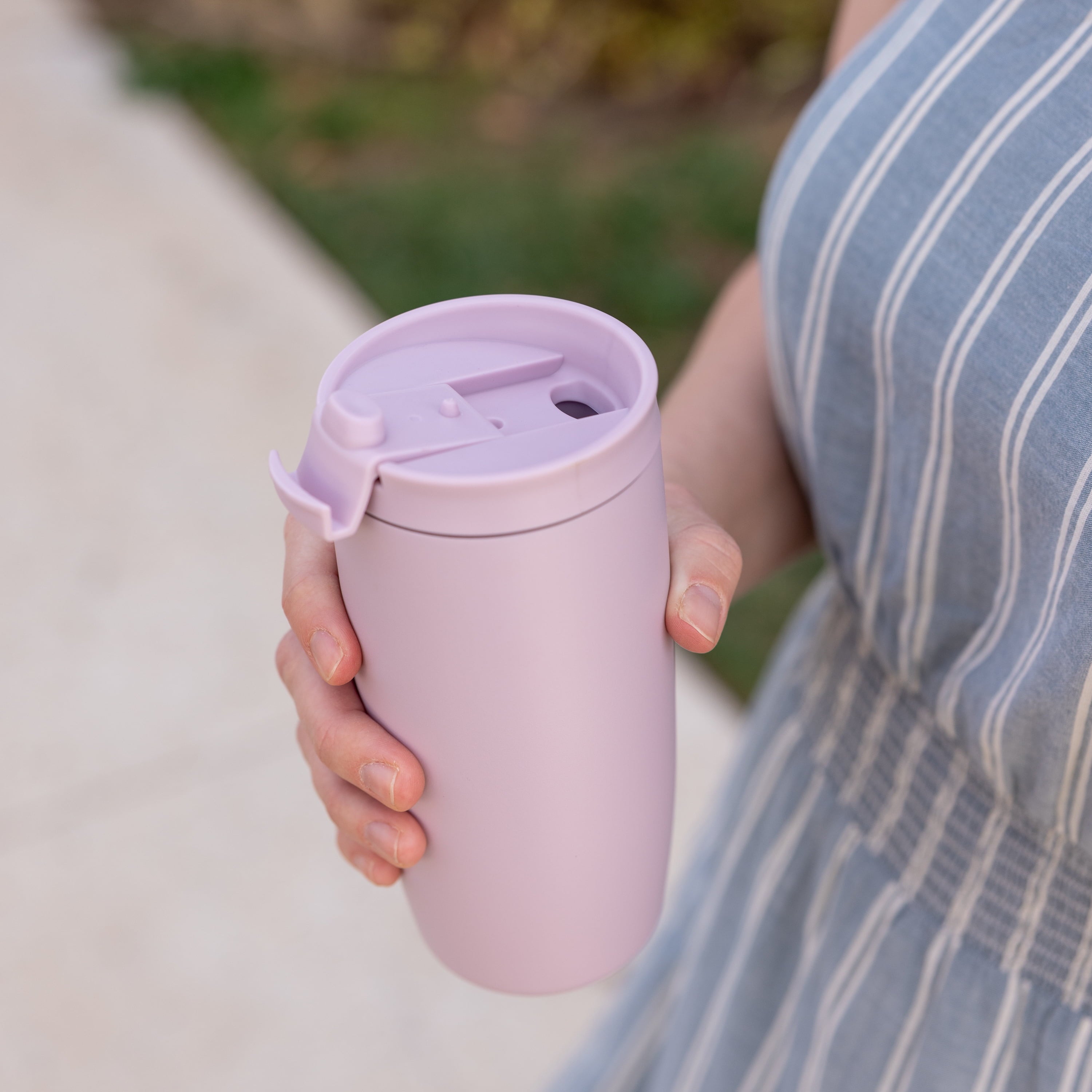 Simple Modern 16 fl oz Insulated Stainless Steel Voyager Coffee Tumbler with Insulated Flip Lid 25DT