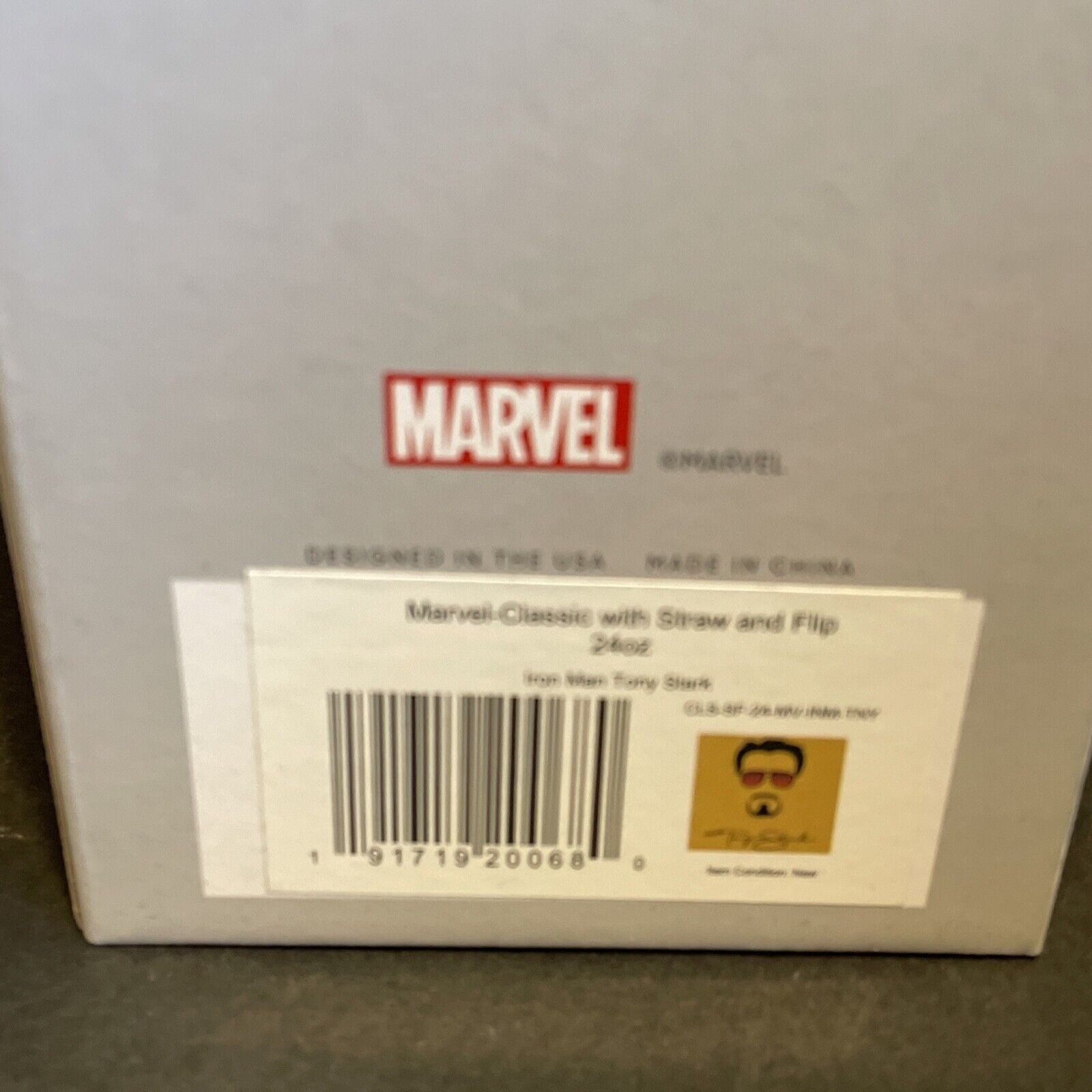 Simple Modern Insulated Iron Man Tony 24oz  Tumbler W/Flip Lid and Straw Lid 0GYN