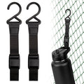 Linkidea 2 Pack Fence Hooks for Waterbottle, Compatible with Stanley, Nalgene, IRON FLASK with Handle Bottle &amp; Tumbler, S Shaped Hook Hanger Magnetic Buckle for Outdoor Sports Camping 4FYF