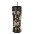 Contigo 20oz Shake &amp; Go Tumbler, Plastic with Straw, Licorice Cowhide Couture Z9MR