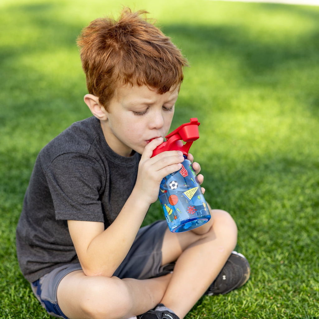 Simple Modern 12 fl oz Reusable Tritan Summit Water Bottle with Silicone Straw Lid | Birthday Cake RIEK