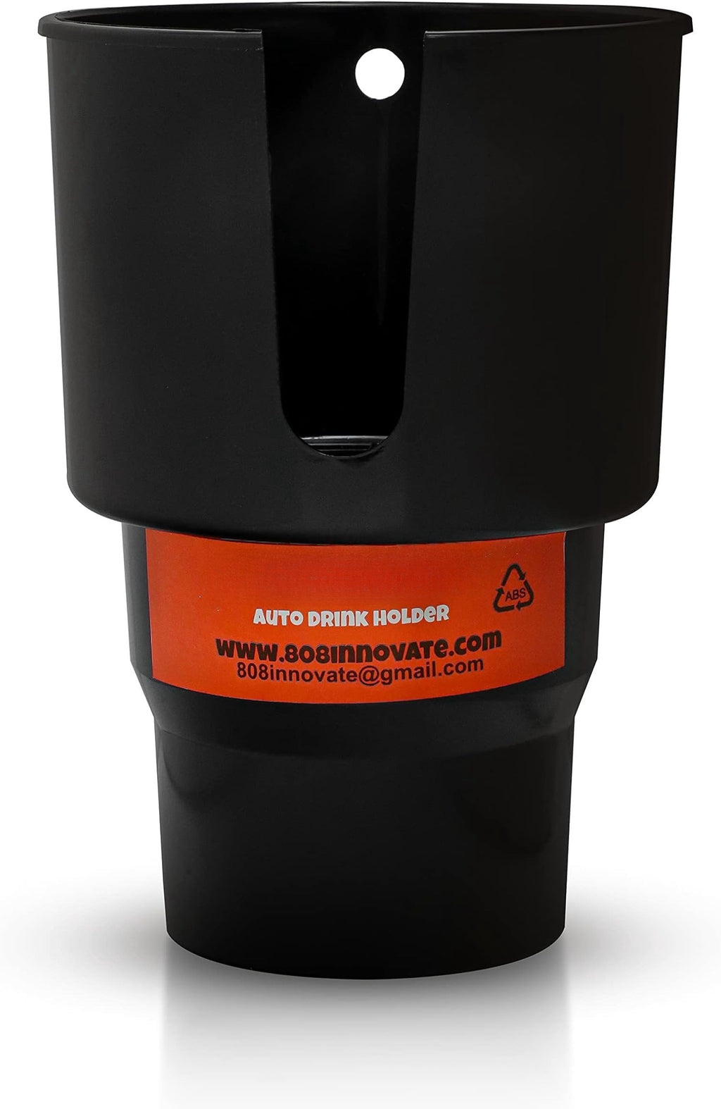 Cup Holder Expander - Fits Hydro Flasks 32/40 oz, Nalgene,  &amp; Large Bottles up to 3.8  Wide - for  up to 3.2  Wide - Black KH80