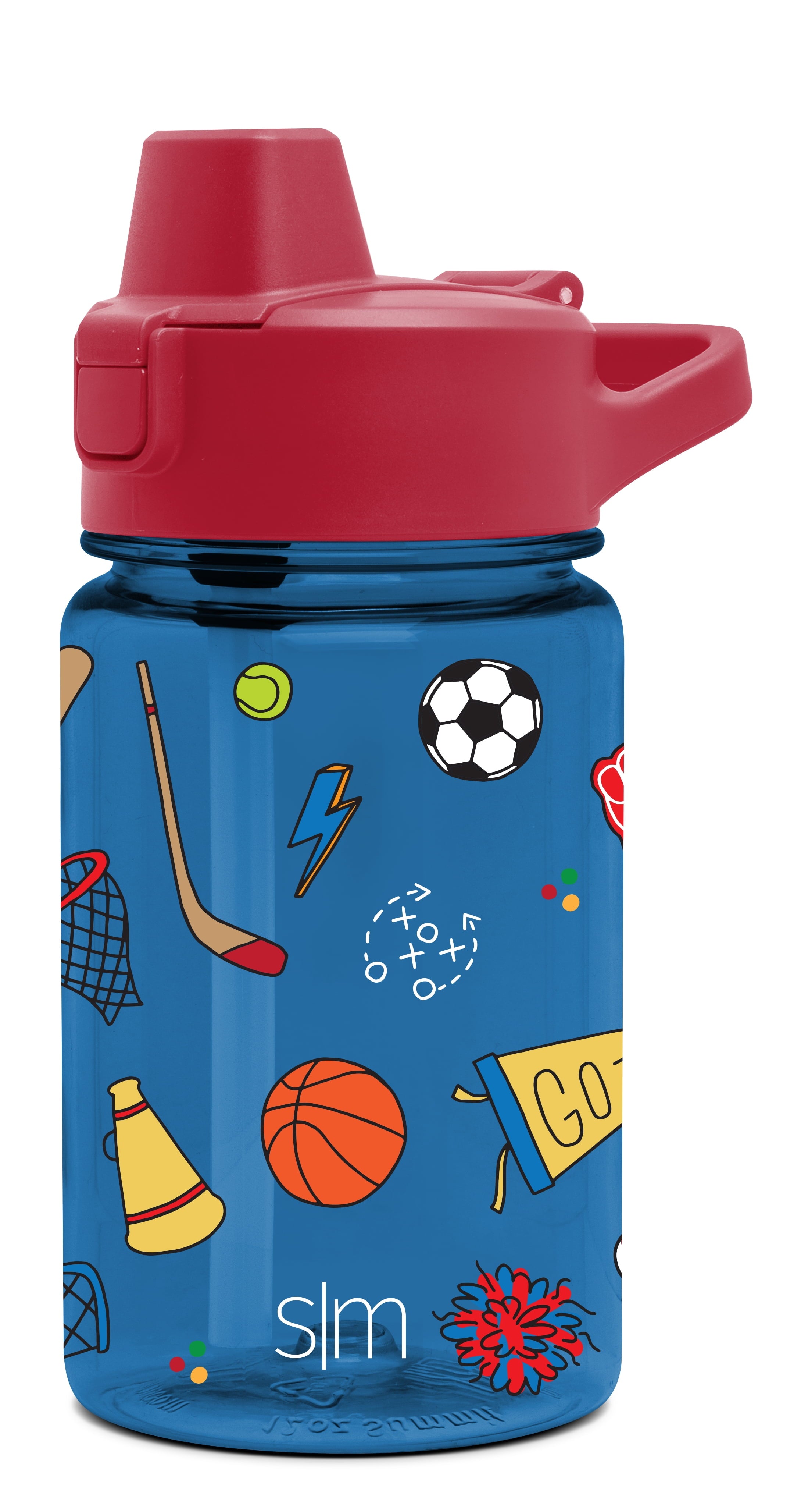 Simple Modern 12 fl oz Reusable Tritan Summit Water Bottle with Silicone Straw Lid | Birthday Cake RIEK