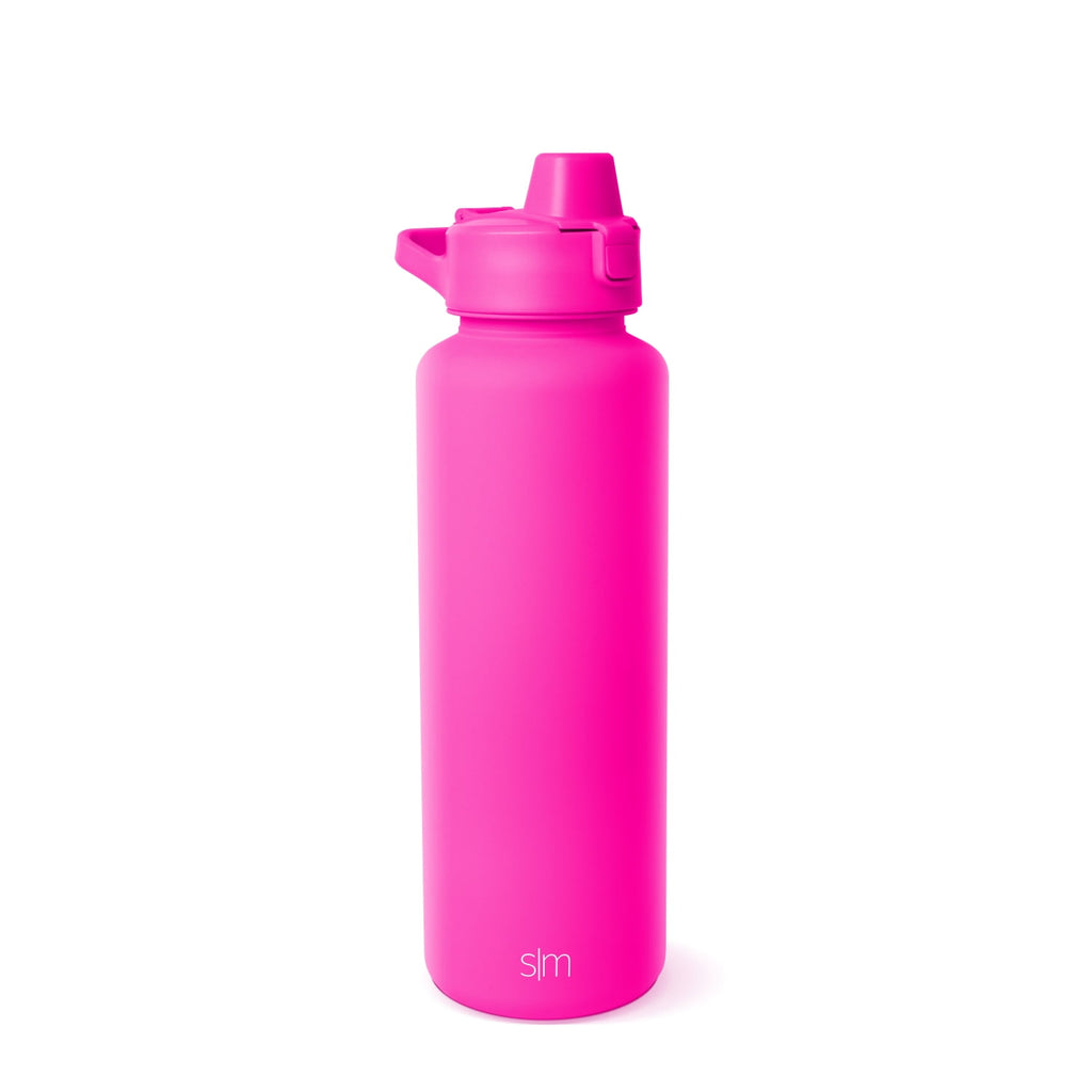 Simple Modern 48 fl oz Reusable Tritan Summit Water Bottle with Silicone Straw Lid|Raspberry Vibes QHG9